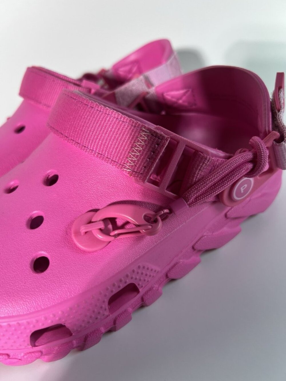 Crocs x Post Malone Duet Max Clog Electric Pink Women Size 7 - Picture 9 of 16